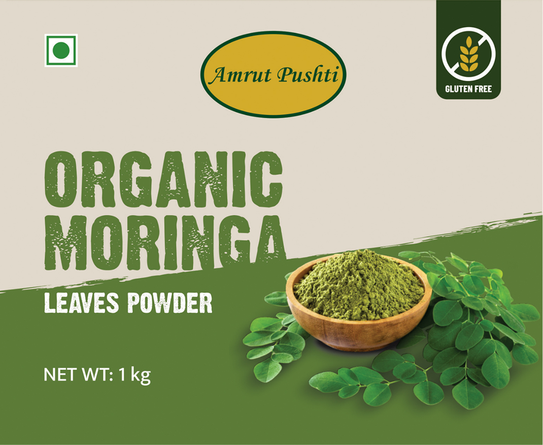 Organic Moringa Powder – Amrut Pushti